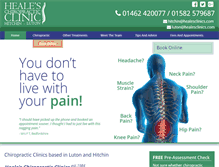 Tablet Screenshot of healesclinics.com